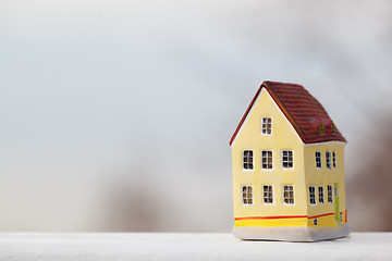 Image showing Miniature house figurine