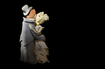 Image showing Wedding cake figurines kis.