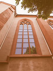 Image showing St Stephan church Mainz vintage