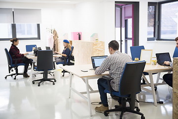 Image showing startup business people group at office