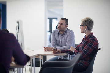 Image showing startup business team on meeting