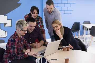 Image showing startup business team on meeting at modern office