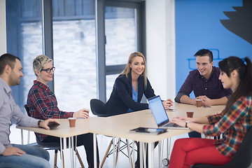 Image showing startup business team on meeting