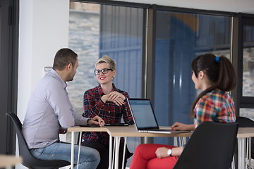 Image showing startup business team on meeting