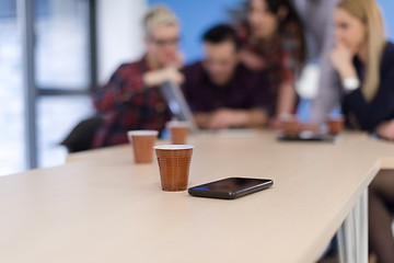 Image showing startup business team on meeting at modern office