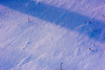 Image showing Snow in new year