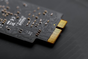 Image showing M2 high speed SSD closeup