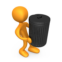 Image showing Taking Out The Trash