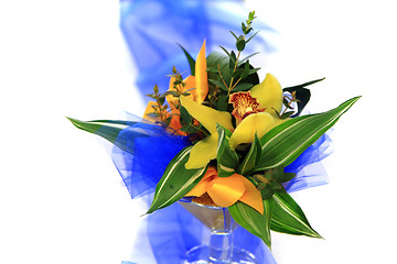 Image showing orchid decoration isolated