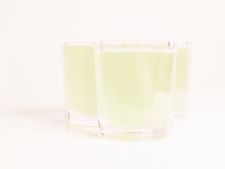 Image showing  Green apple juice vintage