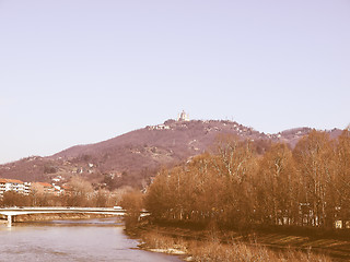 Image showing Basilica di Superga, Turin vintage