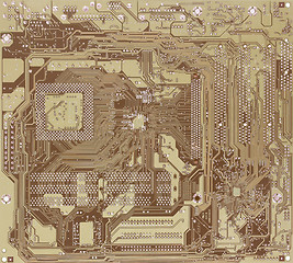 Image showing  Printed circuit vintage