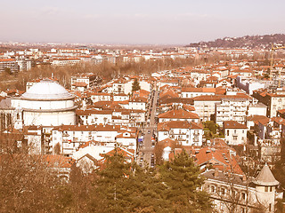 Image showing Turin view vintage