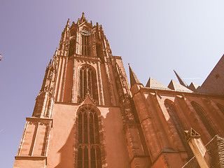 Image showing Frankfurt Cathedral vintage