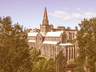 Image showing Glasgow cathedral vintage