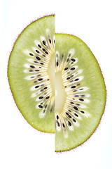 Image showing shifted  kiwi, exotic fruit