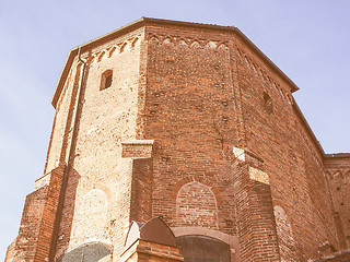 Image showing San Domenico church in Chieri vintage