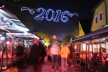 Image showing Advent decoration in Zagreb