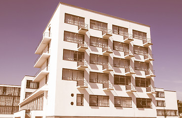 Image showing Modern architecture vintage