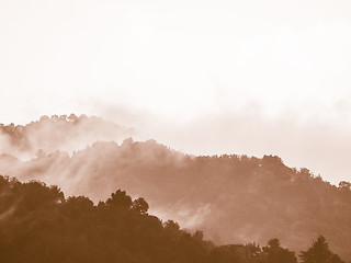 Image showing Retro looking Stormy weather