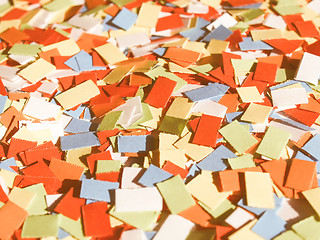 Image showing  Confetti vintage