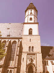 Image showing Thomaskirche Leipzig vintage