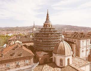 Image showing Holy Shroud chapel in Turin vintage