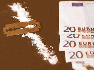 Image showing  Cocaine drug vintage