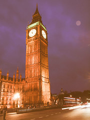 Image showing Big Ben vintage