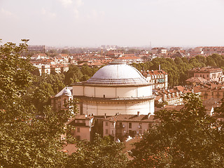 Image showing Gran Madre church, Turin vintage