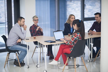 Image showing startup business team on meeting