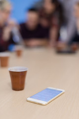 Image showing startup business team on meeting at modern office