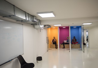 Image showing group of business people in creative working  space