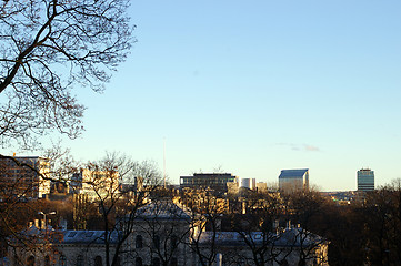 Image showing Oslo seen from Slottsparken