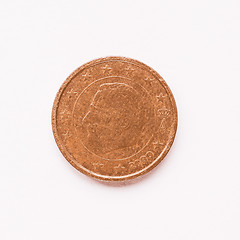 Image showing  Belgian 2 cent coin vintage