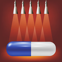 Image showing Single Blue Pill