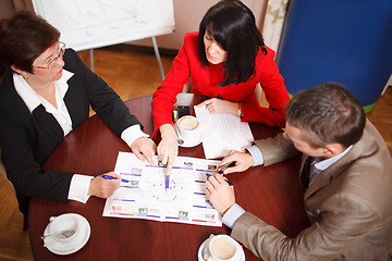 Image showing Business team having a meeting