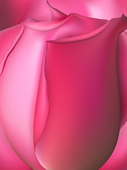 Image showing Pink rose macro. EPS 10 