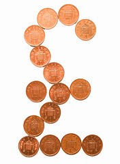 Image showing  Pound sign vintage