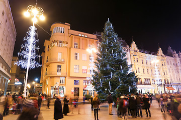 Image showing Advent on central Jelacic Square