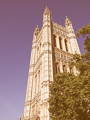 Image showing Houses of Parliament vintage