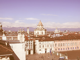 Image showing Piazza Castello, Turin vintage