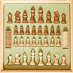 Image showing  Chess picture vintage