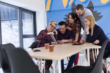 Image showing startup business team on meeting at modern office