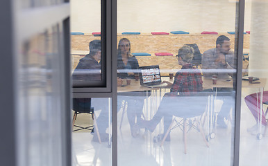 Image showing startup business team on meeting at modern office