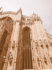 Image showing Duomo, Milan vintage