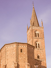 Image showing San Domenico church in Chieri vintage