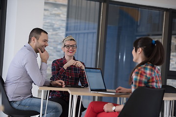 Image showing startup business team on meeting