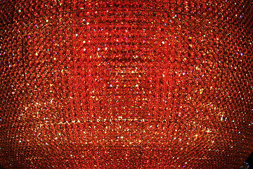 Image showing Abstract Red Crystal Background