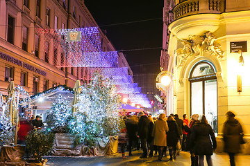 Image showing People enjoying Advent in Zagreb